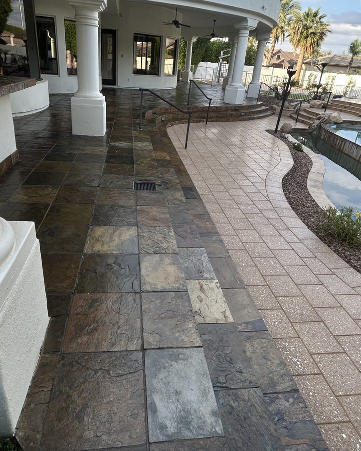 Sealed pavers, Tempe