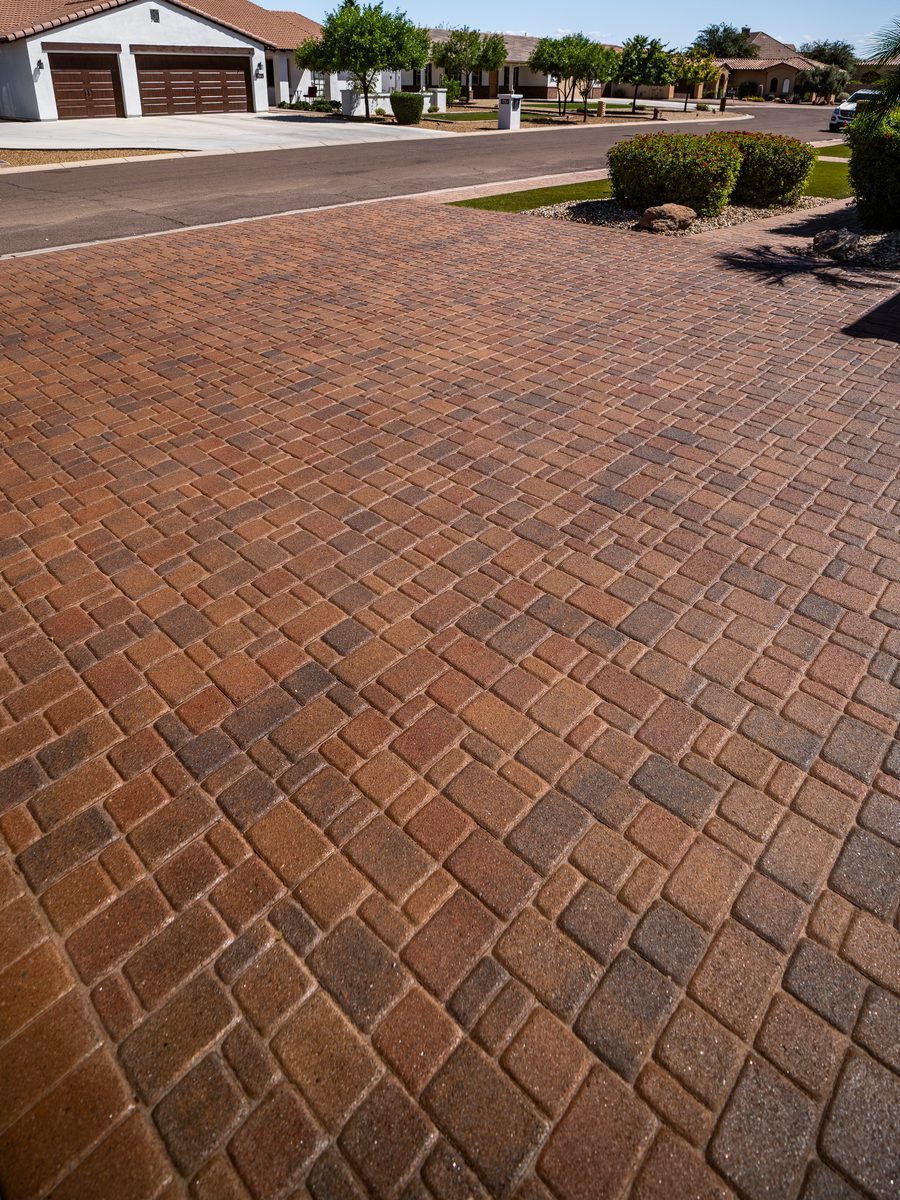Sealed paver driveway, Maricopa County